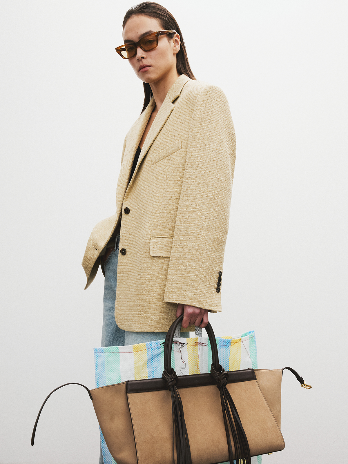 ★RECTO★WOMENS OVERSIZE SINGLE BREASTED TWEED JACKET★6437 RECTO - Official Website