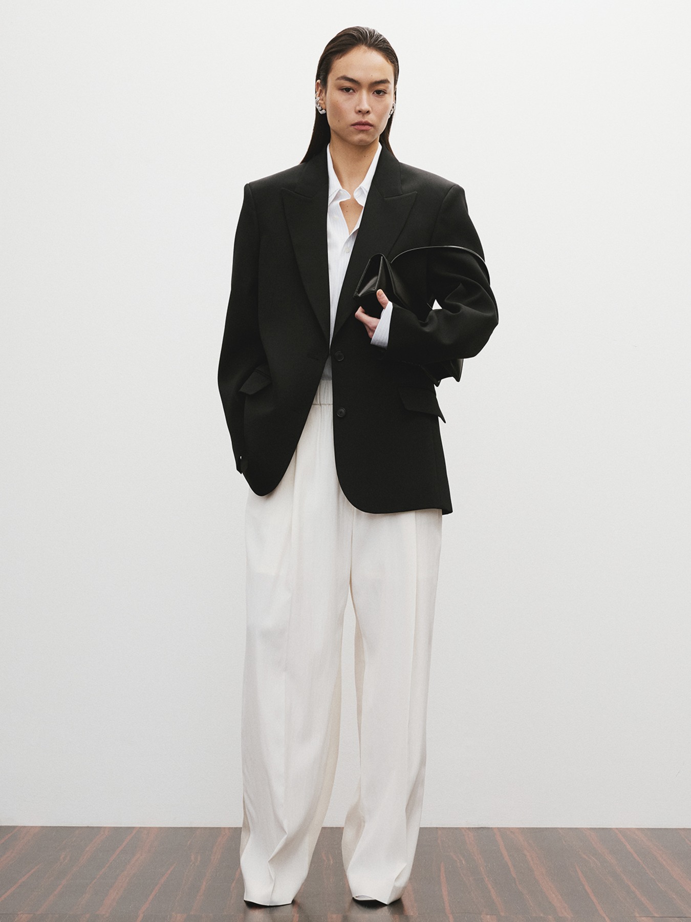 RECTO■25SS_STRUCTURE WOOL TAILORED JACKET■正規品 ☆RECTO☆STRUCTURE WOOL TAILORED JACKET☆6436☆韓国☆大人気