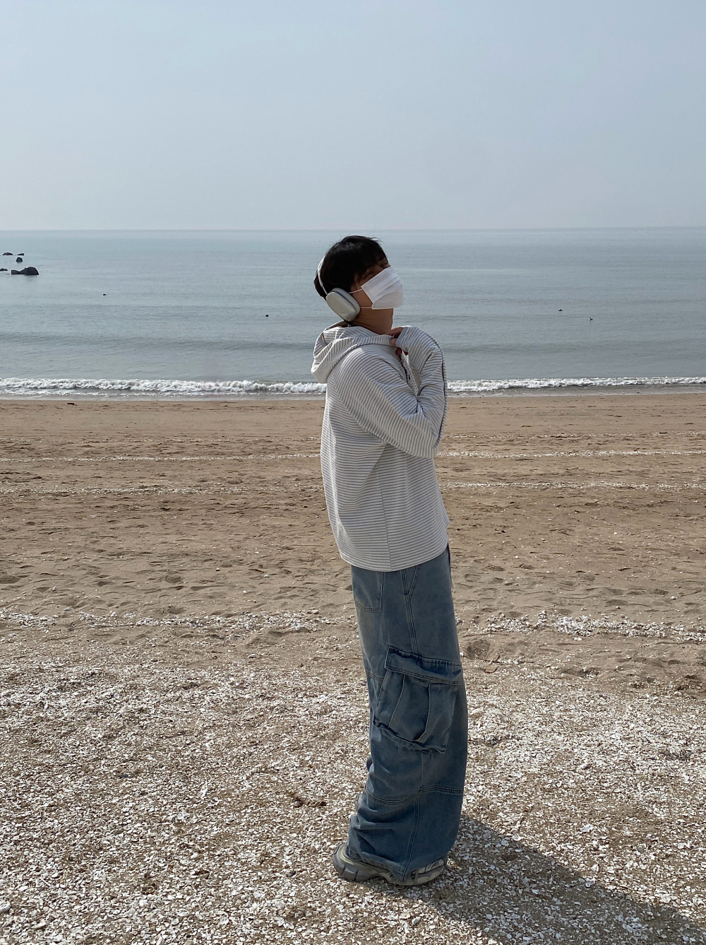 바지 모델 착용 이미지-S1L11