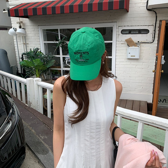Moments Nylon Embroidered Ball Cap (HAT)