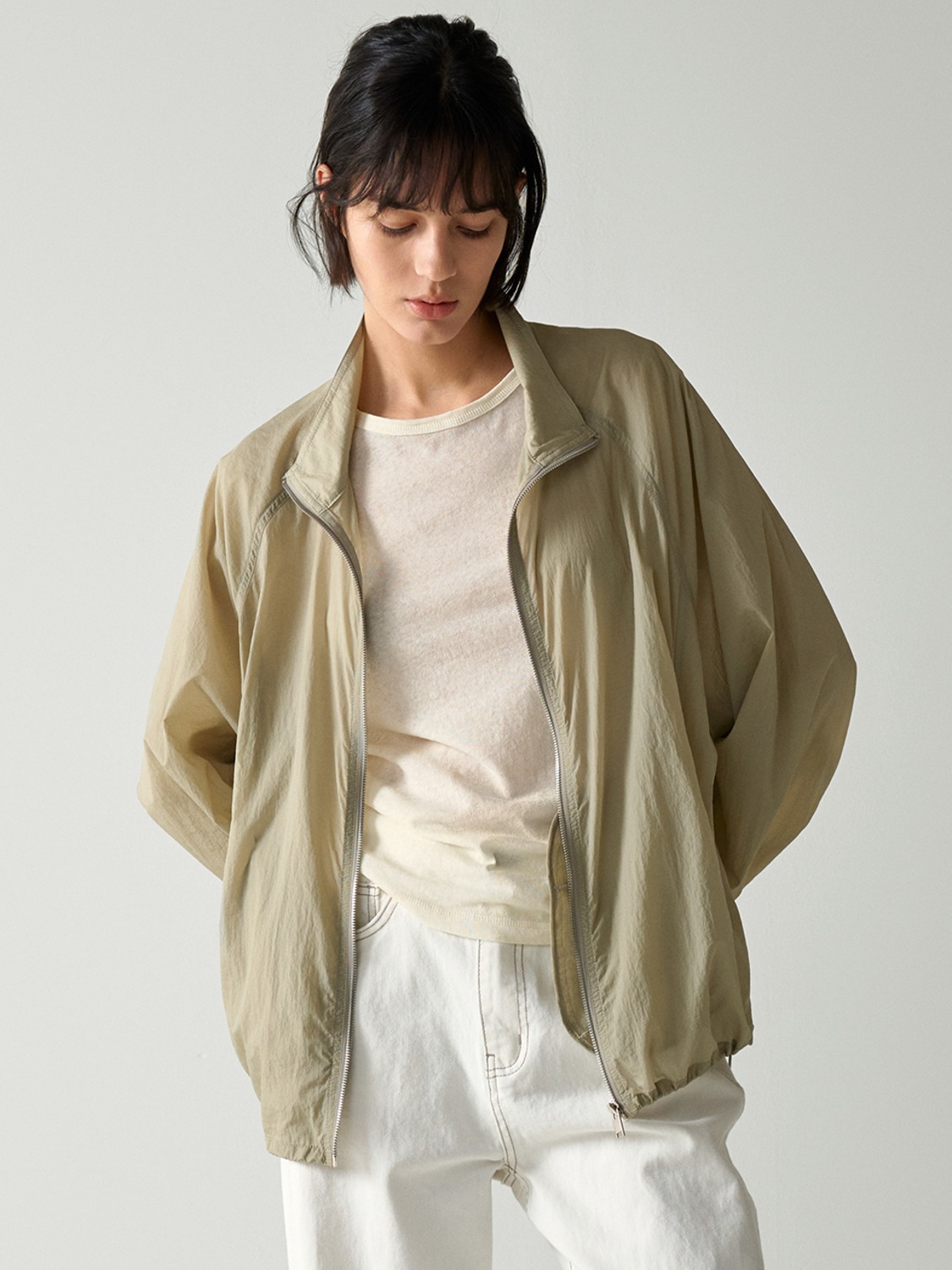 FACADE PATTERN ♥ Summer Wool Midi Jacket / 追跡付 Outerwear - FACADE PATTERN