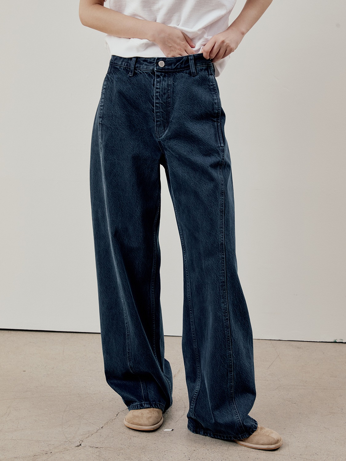 FACADE PATTERN ♥ Wide tapered denim / 追跡付 Denim - FACADE PATTERN