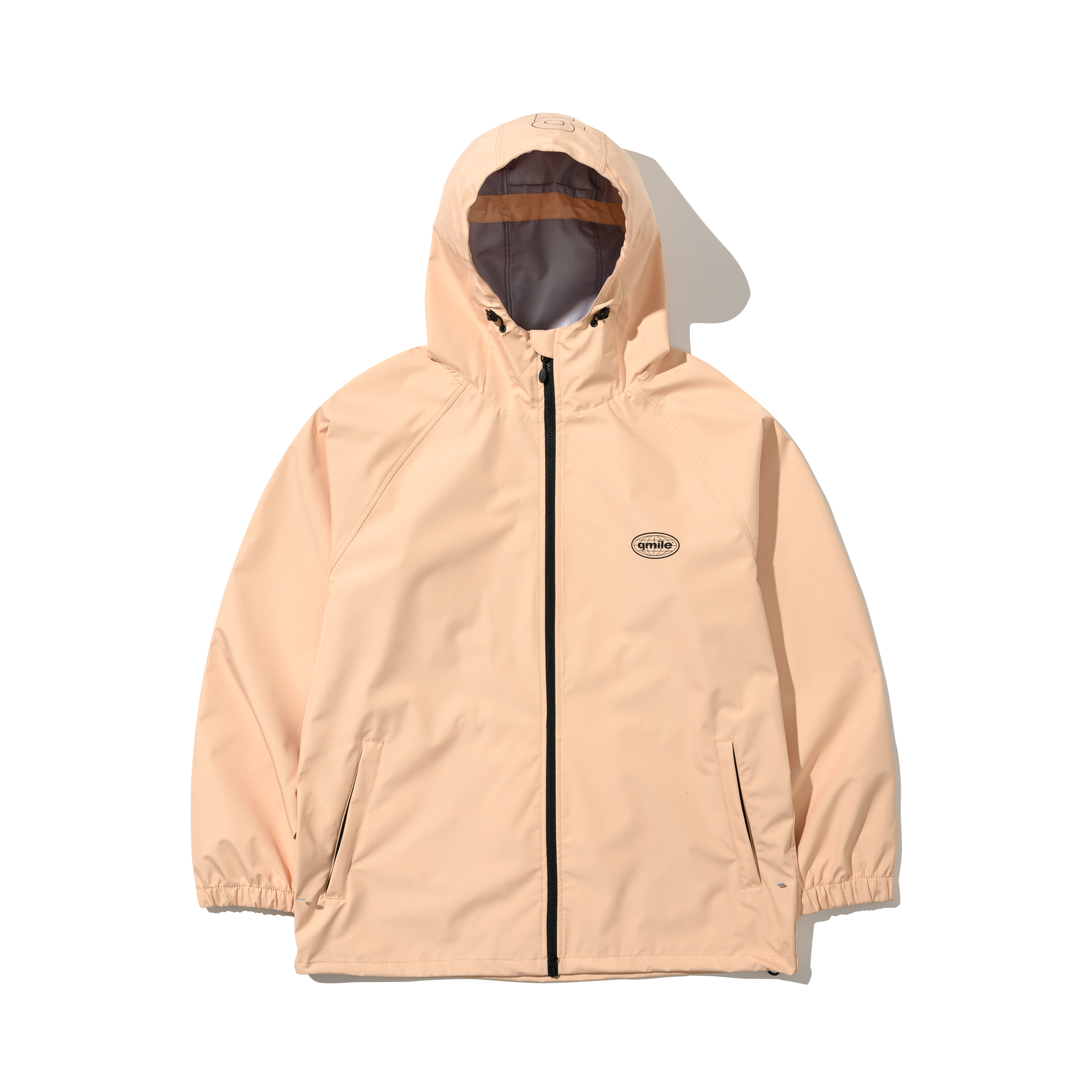 241 3L TRAINING HOODED JACKET APRICOT
