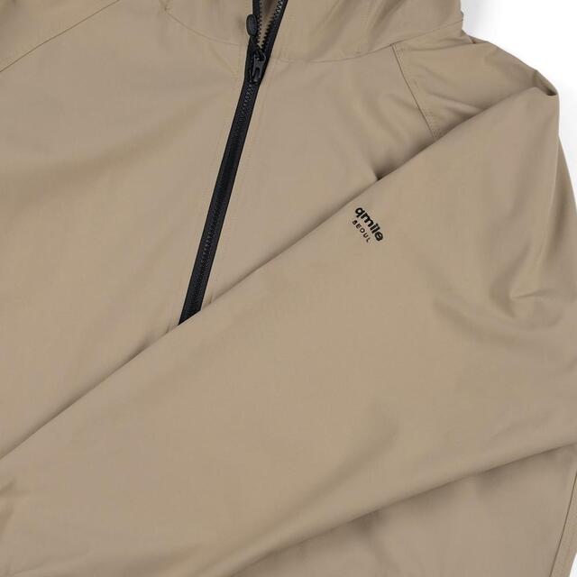 qmile®|231 3 LAYER HOODIE JACKET BRIGHT BEIGE