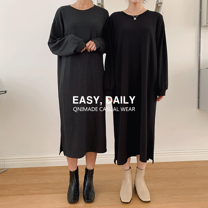 [Kuni MADE] Chalang Fit Easy Long One Piece