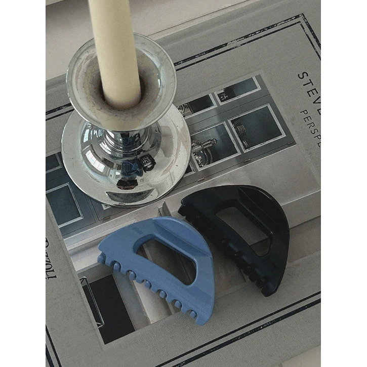 [탄성o/변형x]소프트실리콘2 하프문탄성집게핀