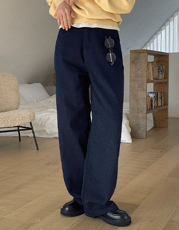 [숏,일반,롱/5컬러]수선놉328 인밴딩와이드코튼팬츠