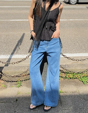 [숏,일반,롱/리오셀혼방]수선놉333 인밴딩후들와이드부츠컷팬츠