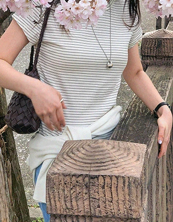 헤아린#단가라반팔티셔츠