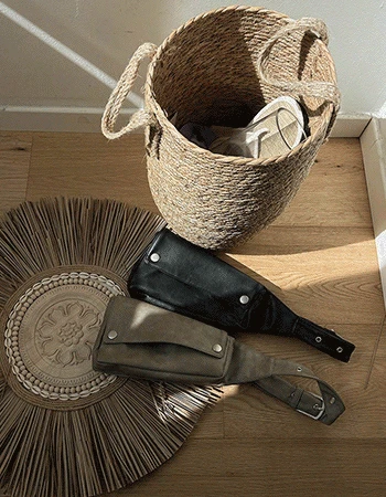 모뜨#레더빅벨트백