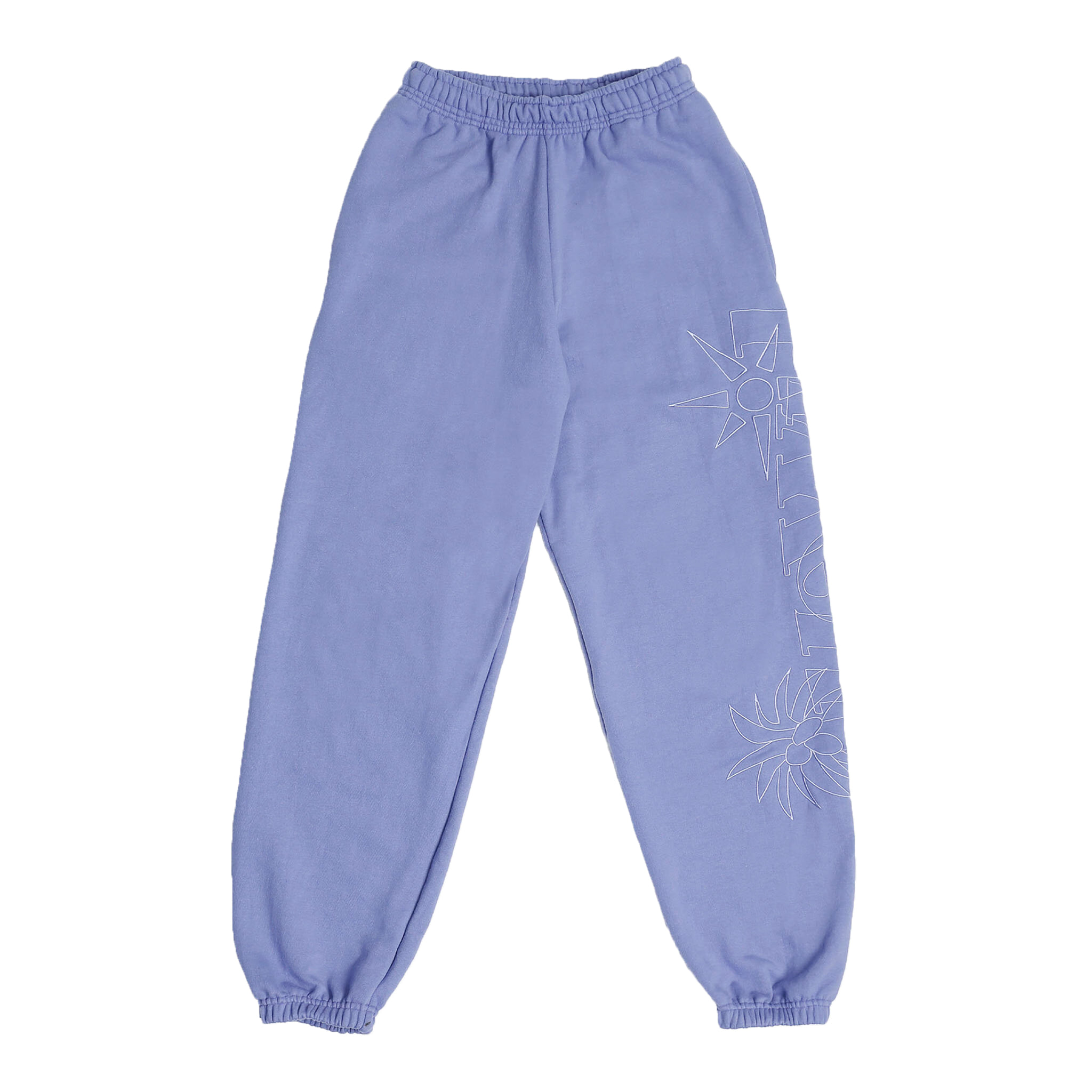 Tuewid classic sweatpants in drop fit Murkey violet colour