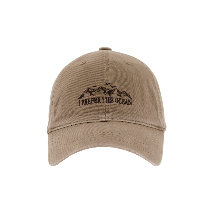 Tuewid souvenir cap ´prefer ocean’ (진한자수)