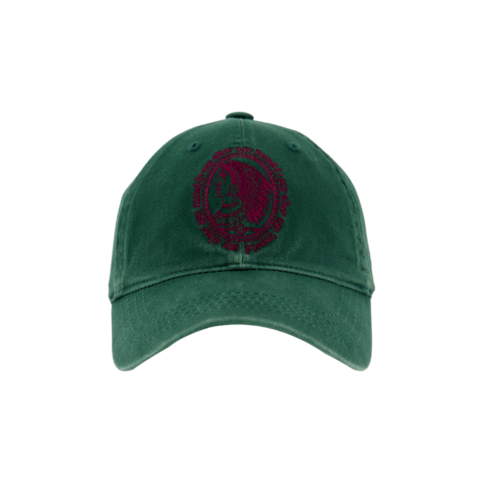 Tuewid souvenir cap ‘my alter ego’ moss green/plum