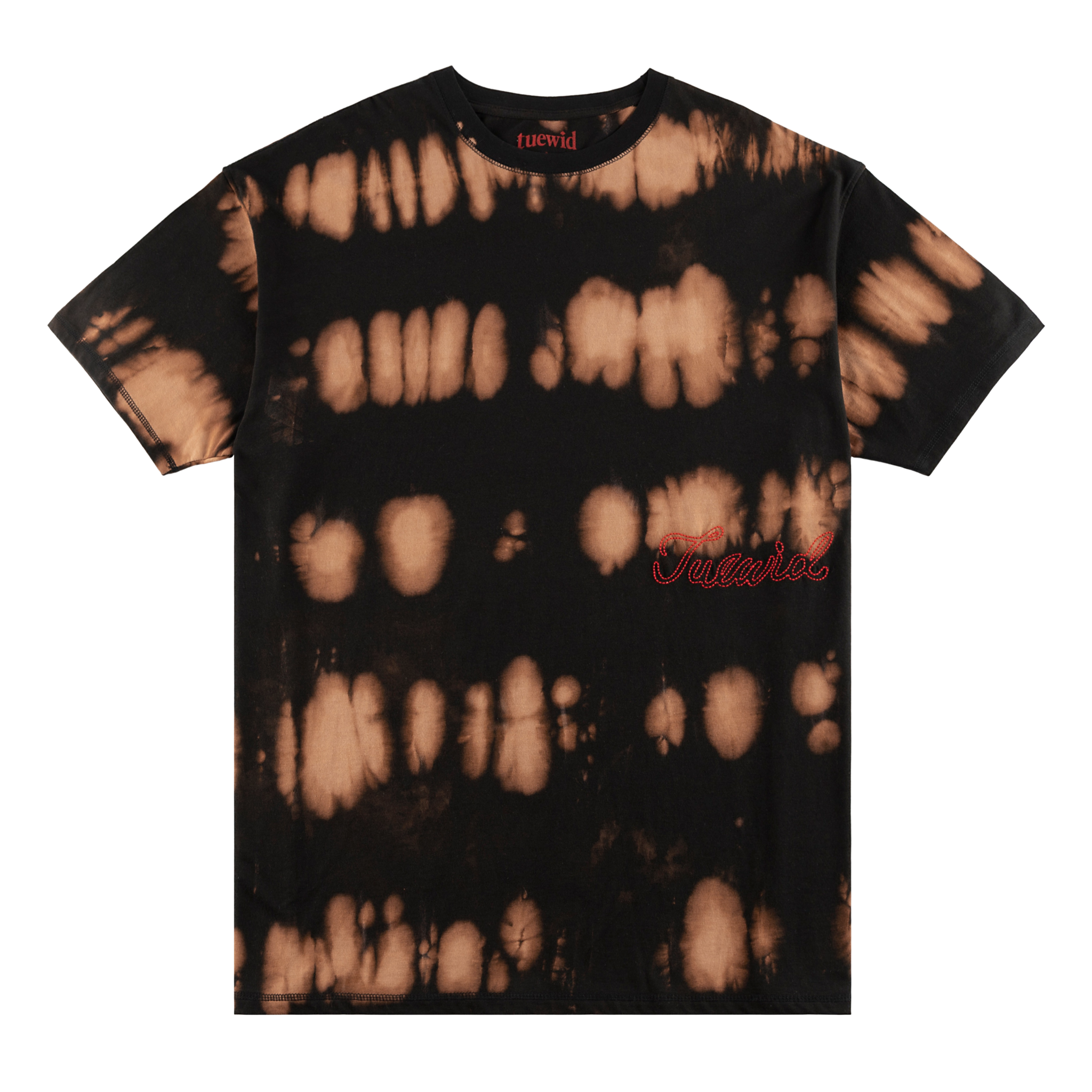t-shirts in black tie-dye for mens