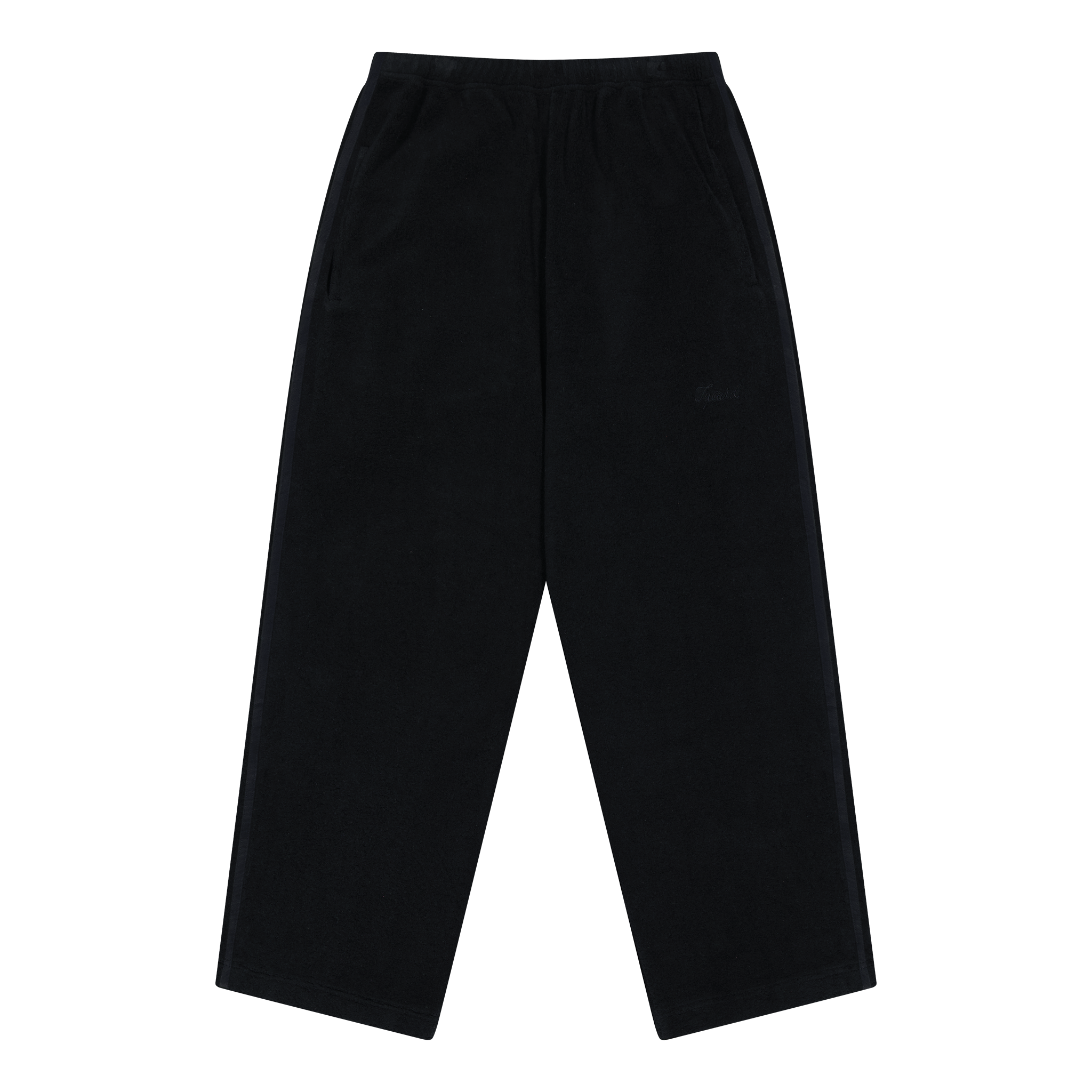 Tuewid retro sweatpants wide fit in black/black