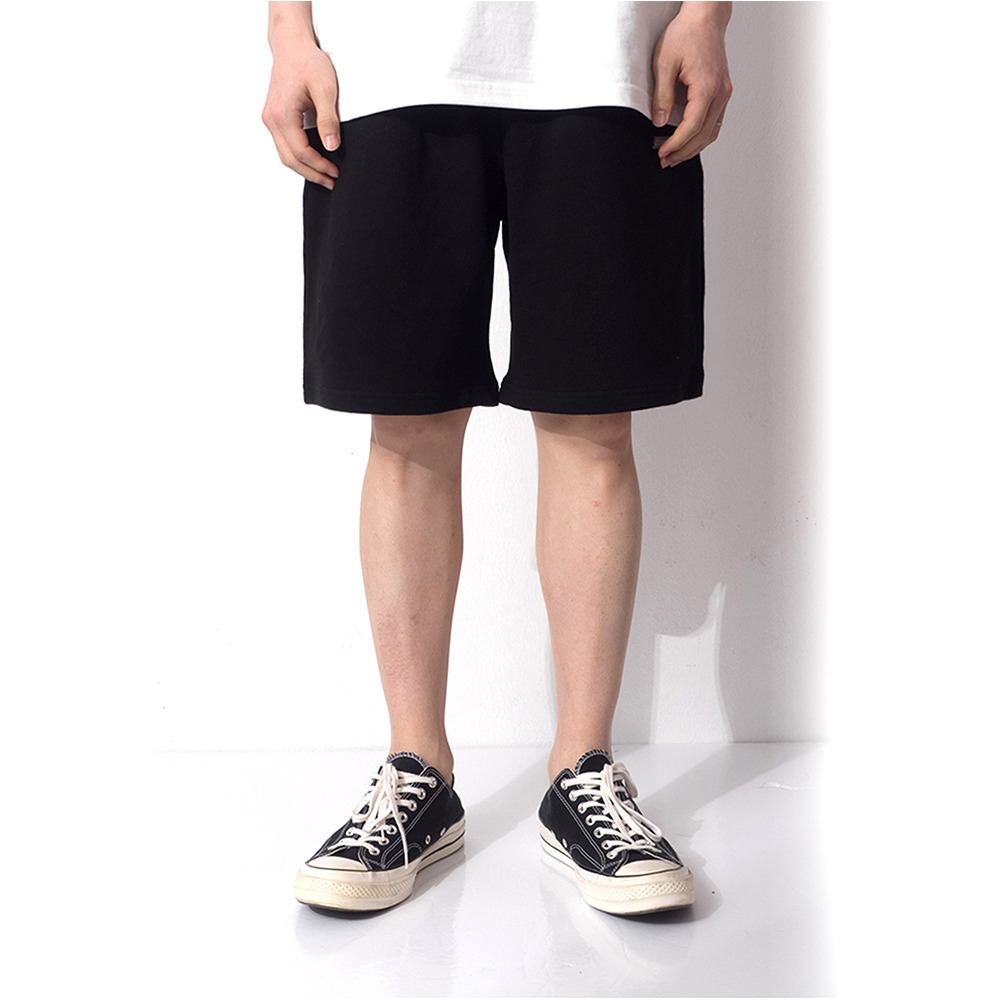 WA Mini Wappen Sweat Shorts (Black)