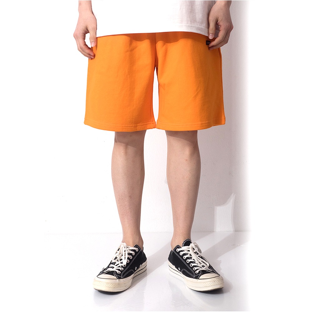 WA Mini Wappen Sweat Shorts (Orange)