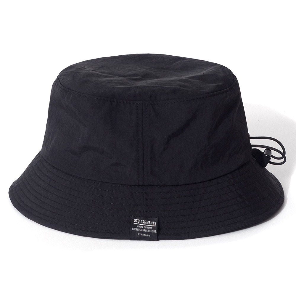 WA String Bucket Hat (Black)