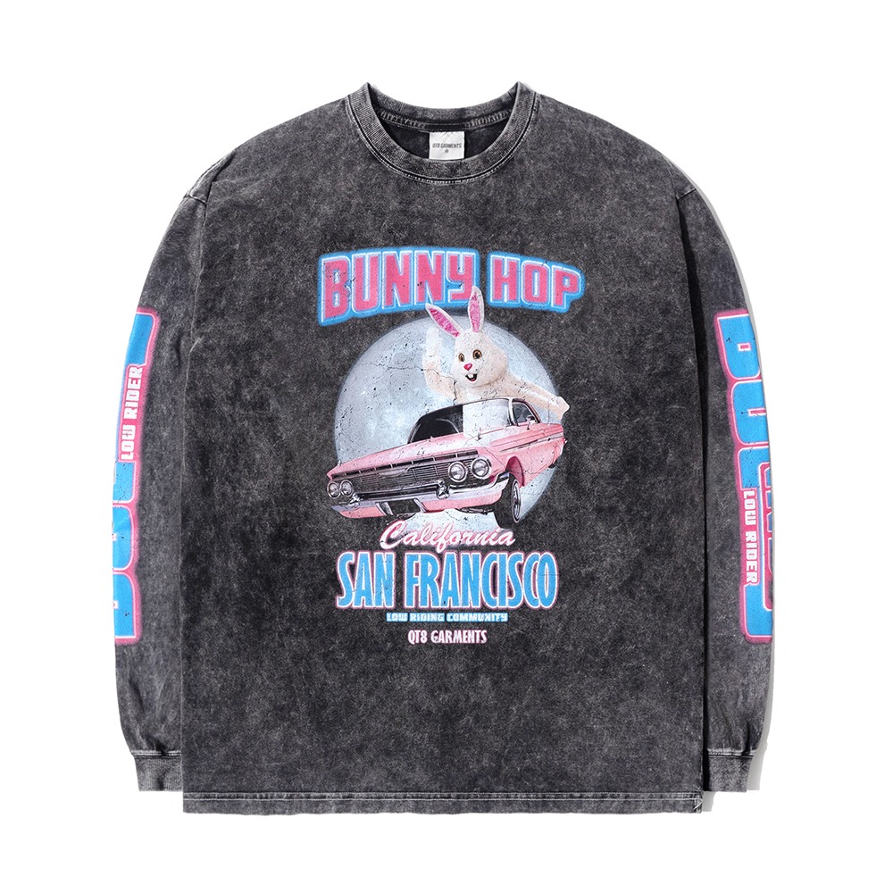 BN Bunny Hop SP Washed Long Sleeve (Charcoal)