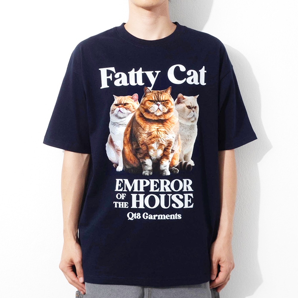 BN Fatty Cat Tee (Navy)