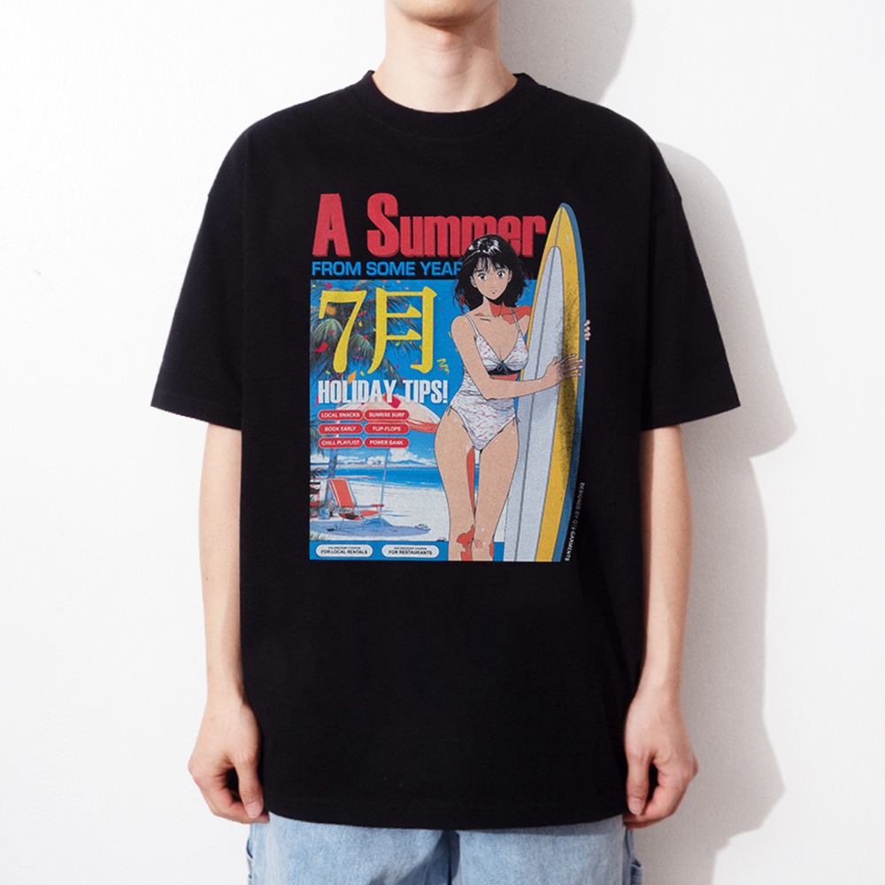 QT8 GARMENTS ■ OC July Holiday Tee OC July Holiday Tee (Ivory) - QT8 GARMENTS | 60% - Asian