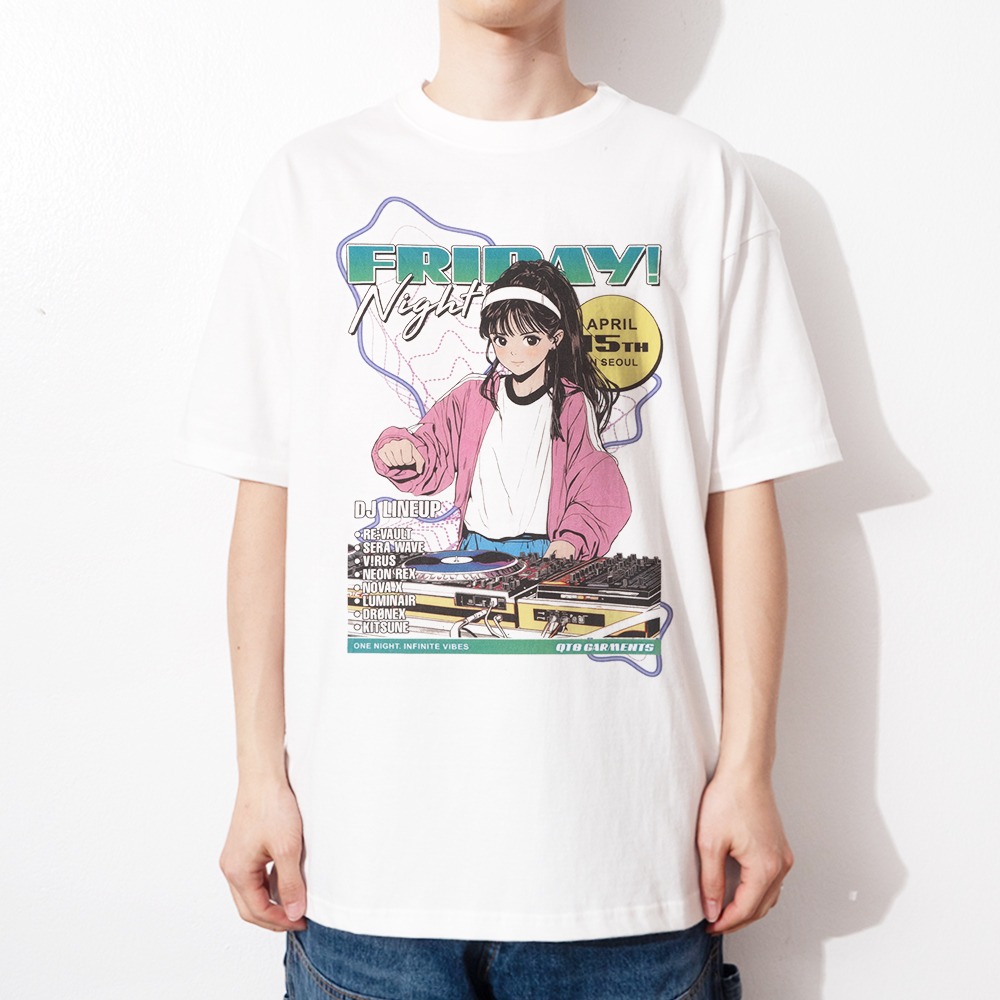 QT8 GARMENTS ■ OC July Holiday Tee MUSINSA | QT8 GARMENTS OC July Holiday Tee (Ivory)