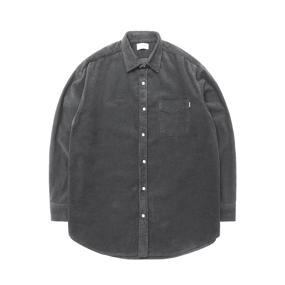 MR Corduroy Oversize Shirt (Charcoal)