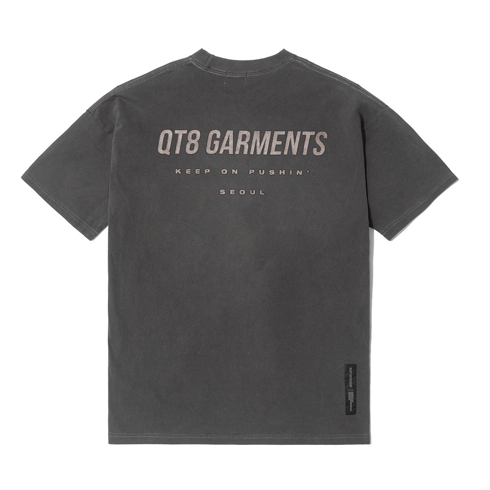 LS Pigment Simple Logo Tee (Charcoal)