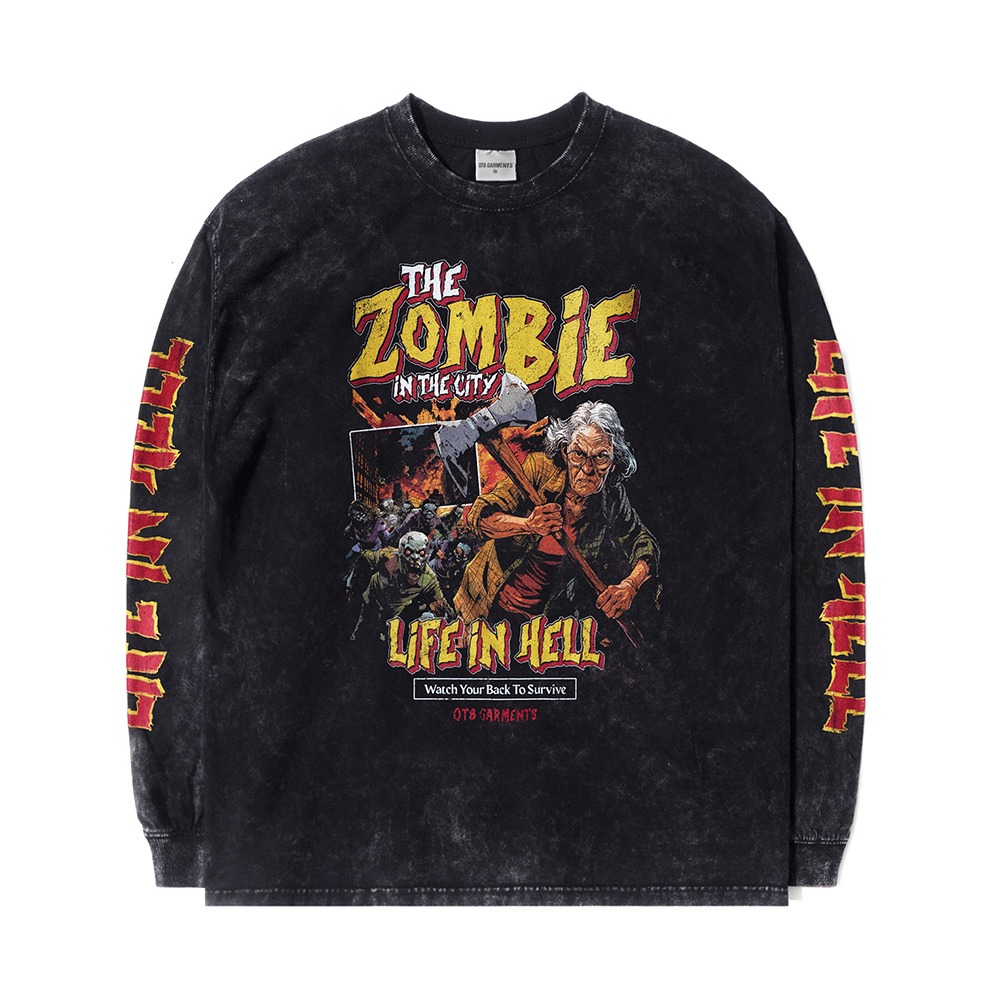 BN The Zombie SP Washed Long Sleeve (Black)