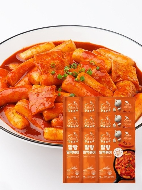 [9세트]깡총분식 말랑 밀떡볶이 510g