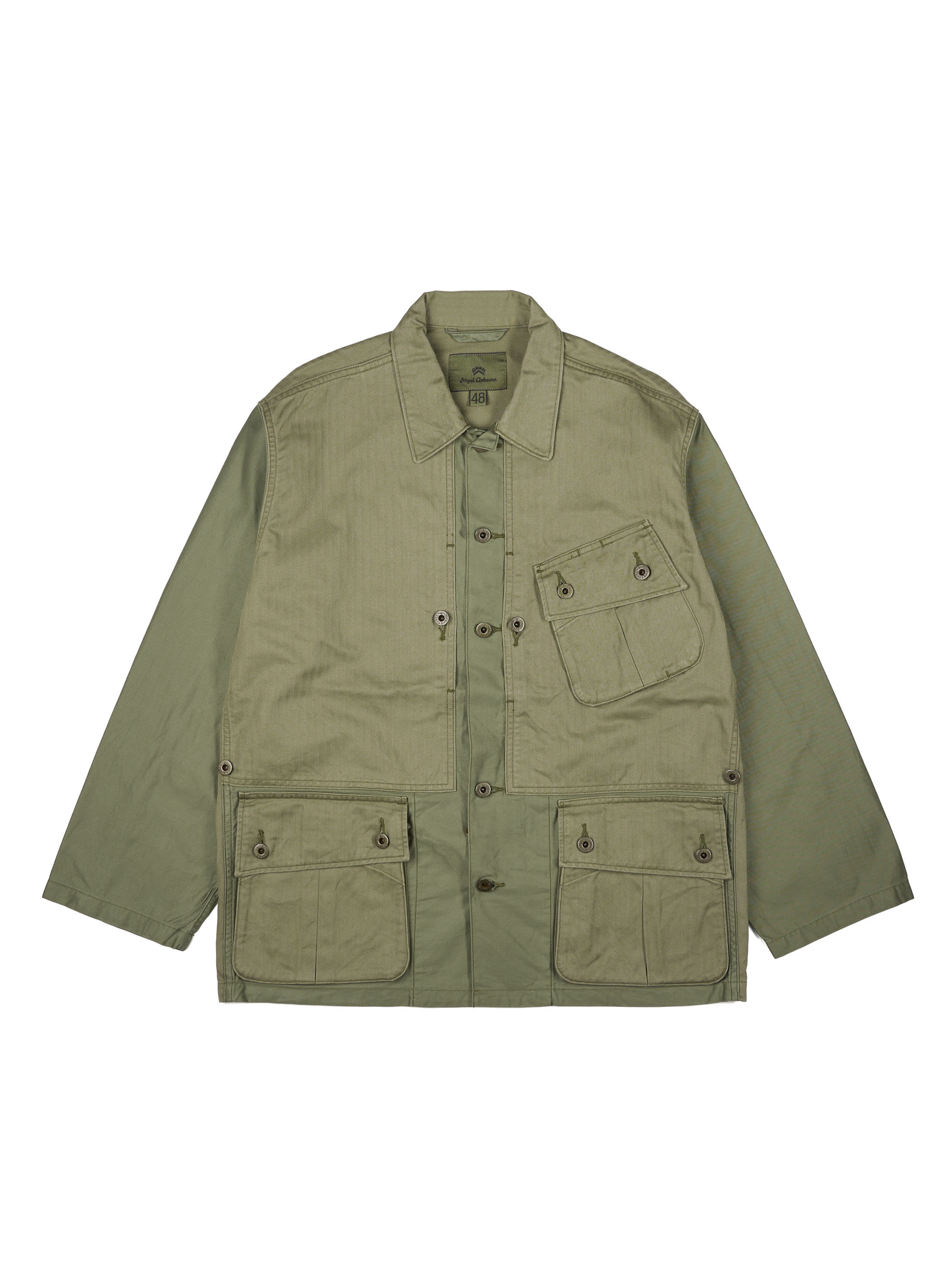 ジャケット・アウター NigelCabourn TUNIC JACKET MOULSKIN 48 Nigel Cabourn Mountaineer Blanket Jacket - Ivory – Standard