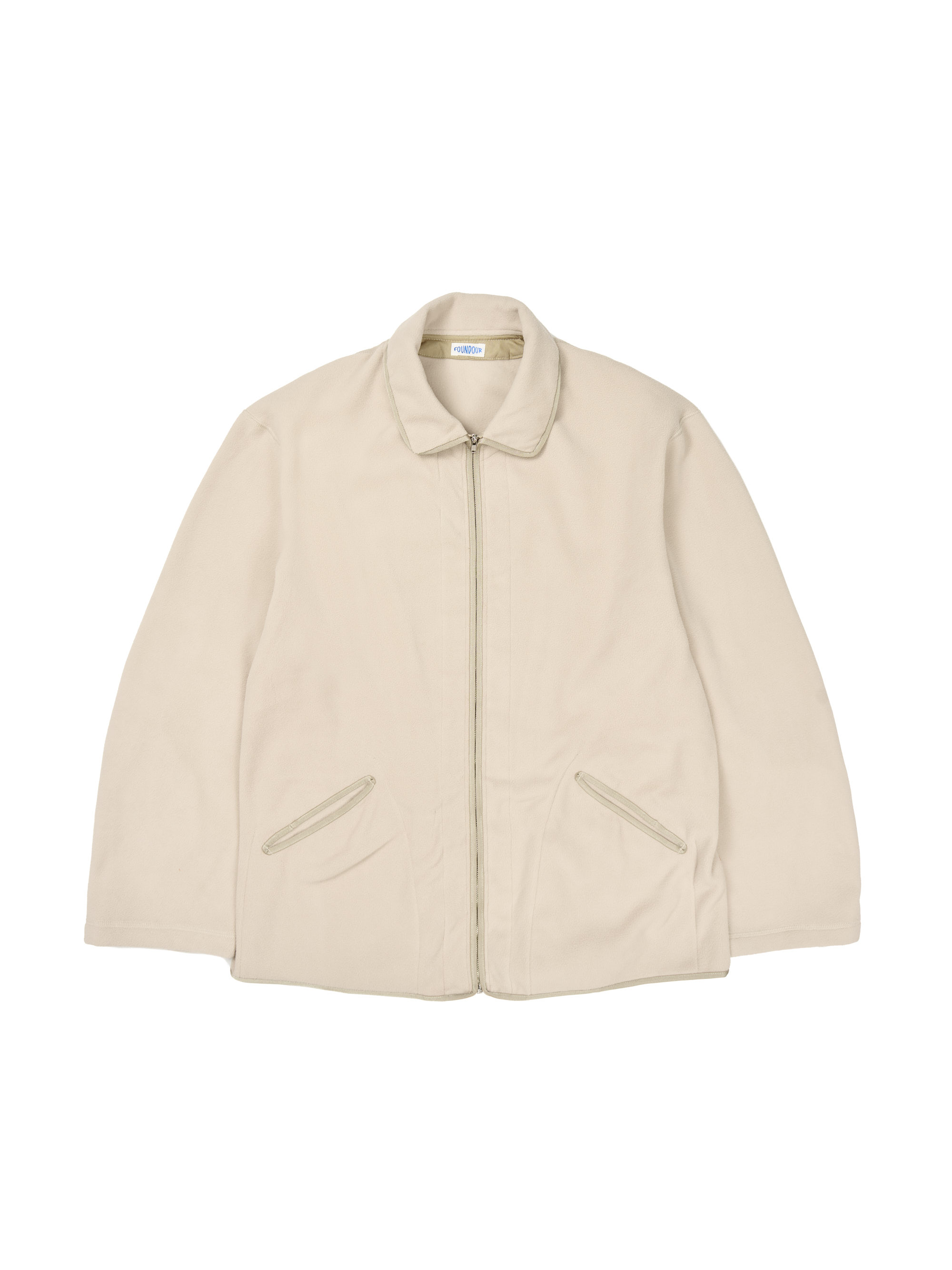 랜덤워크 / FOUNDOUR Fleece Zip Blouson Beige