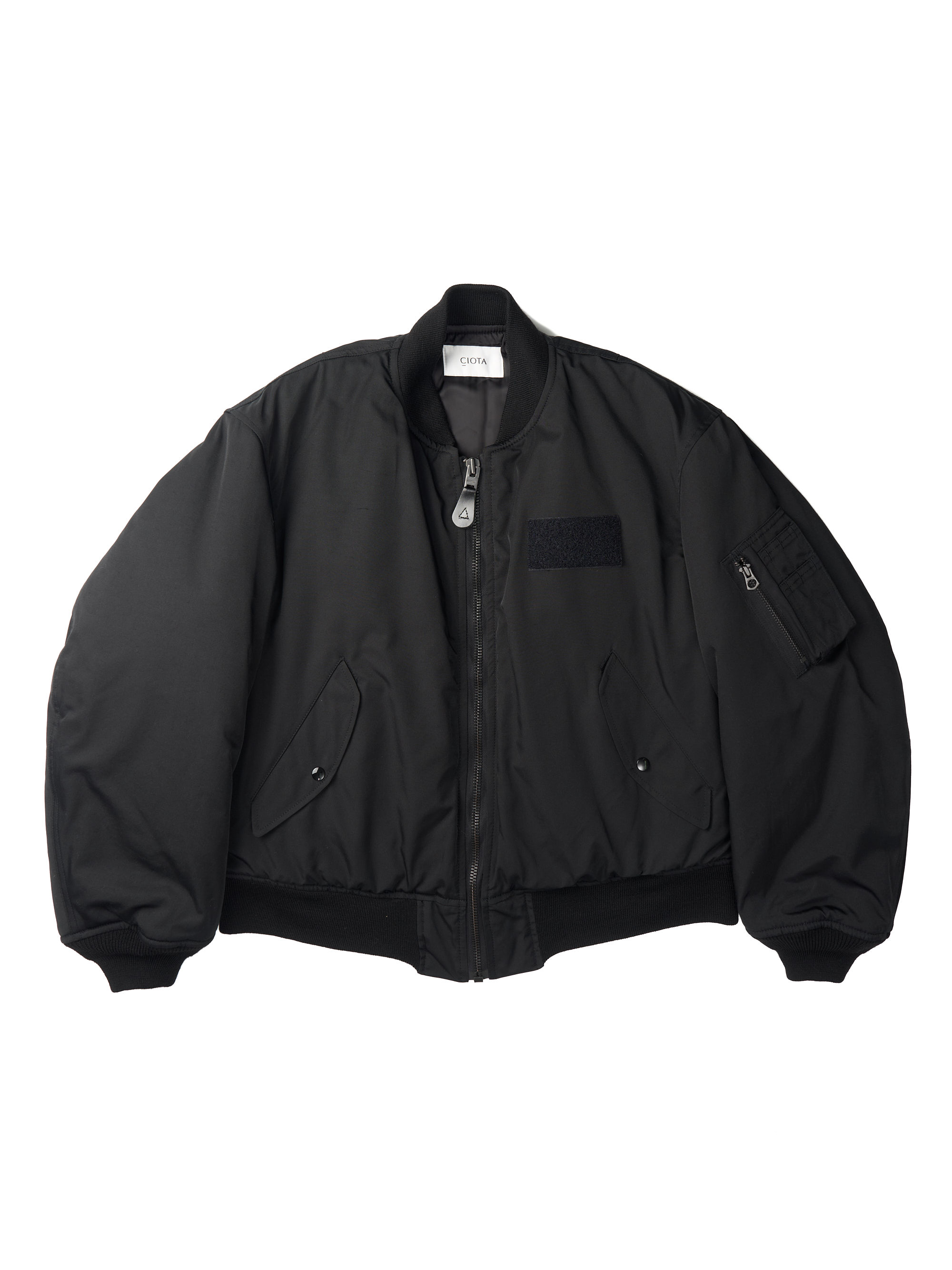 MA-1 Flight Jacket Jet Dyed Black - 랜덤워크