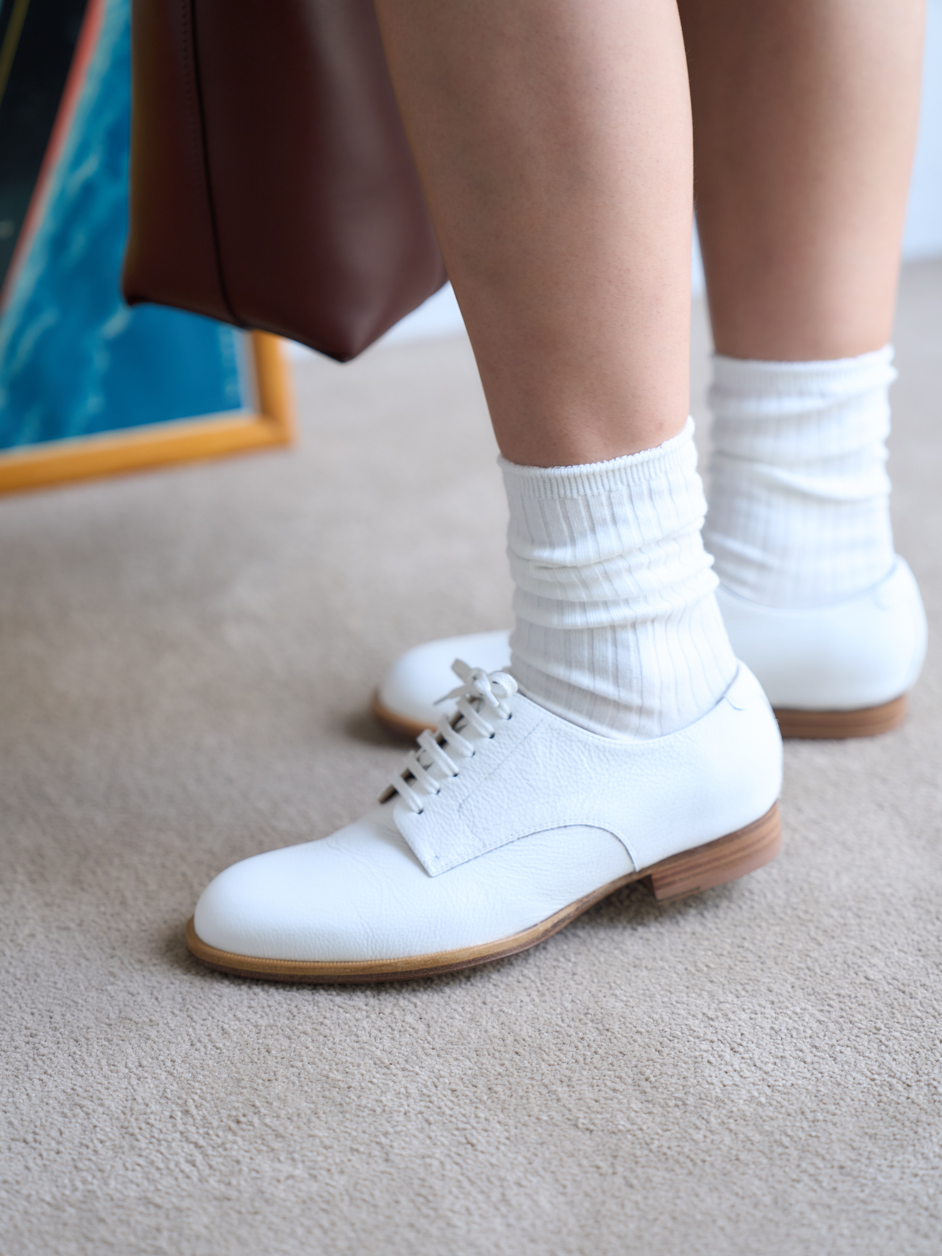 랜덤워크 / Derby USN White Boxcalf