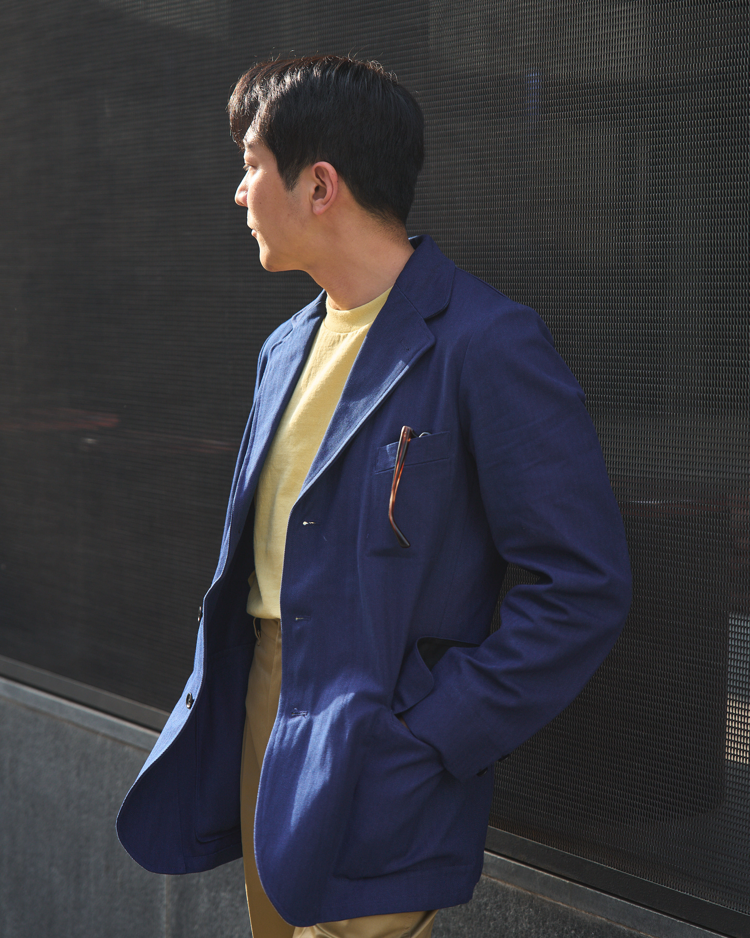 Hobereau Jacket Indigo Blue - 랜덤워크