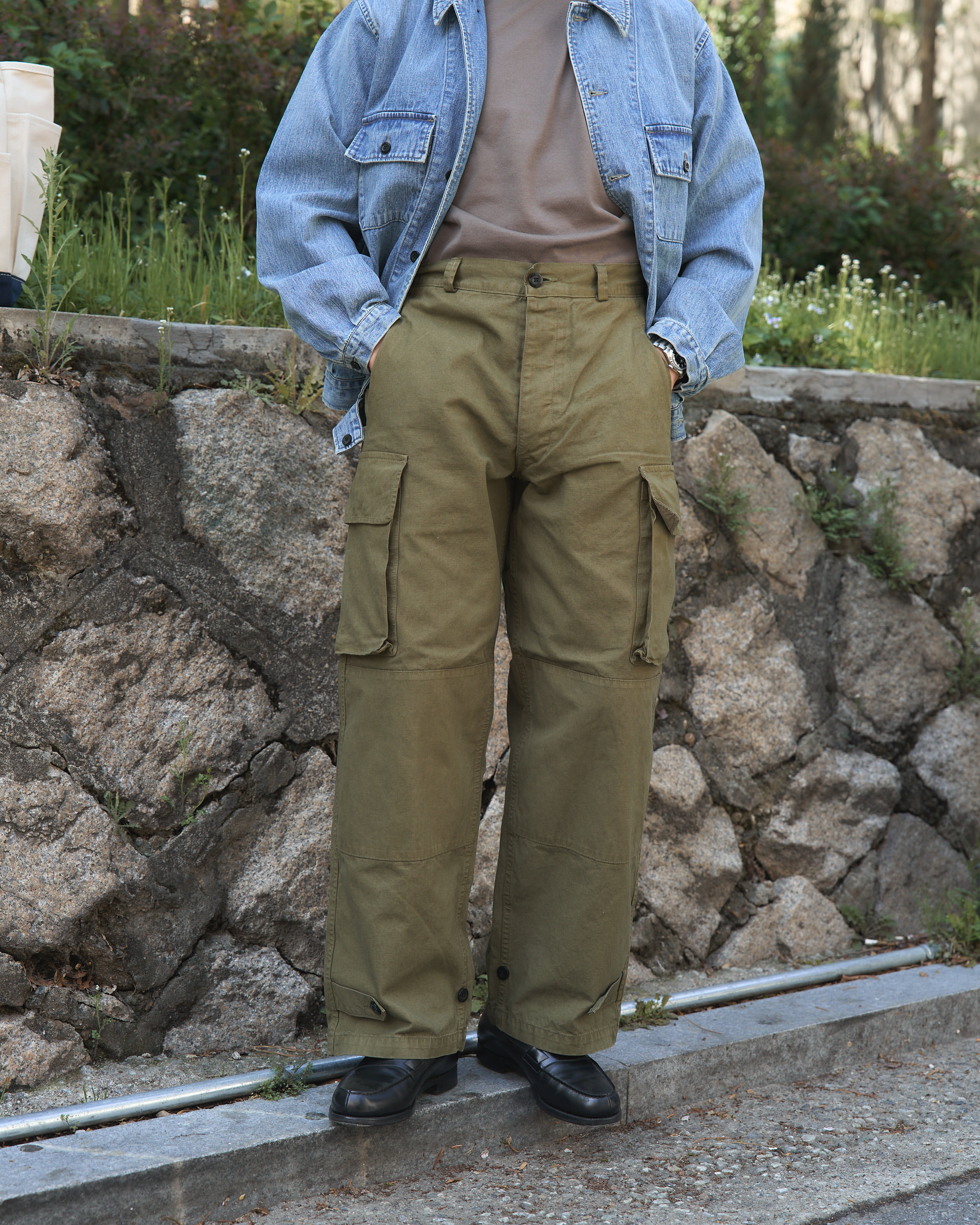 Outil ウティpantalon blesle M47 カーゴパンツ タグ有 outil ウティ