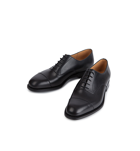 Cap Toe Oxford Shoe 300 Black Boxcalf