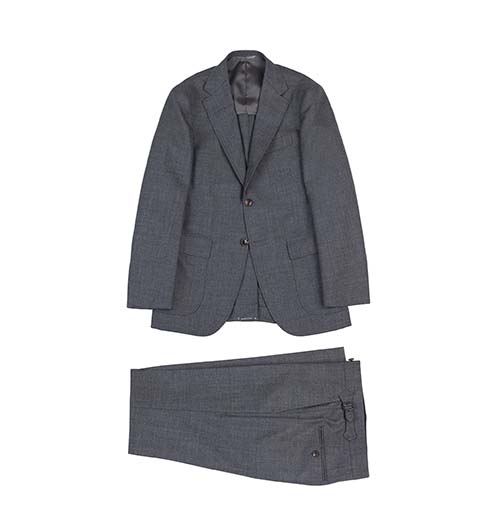 Gilman Suit Mid Grey Wool