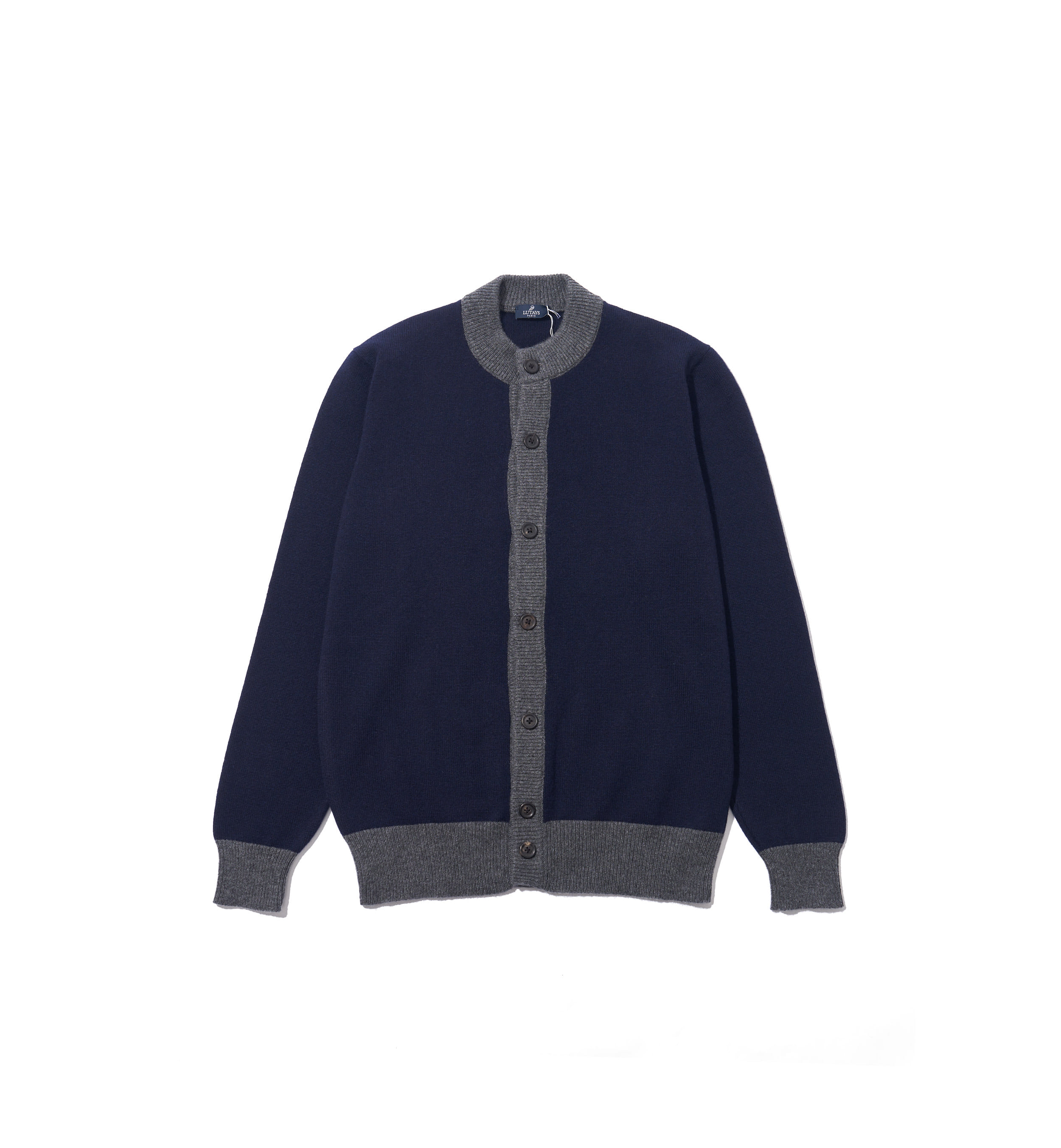 St Germain Cashmere Classic Navy/Classic Grey