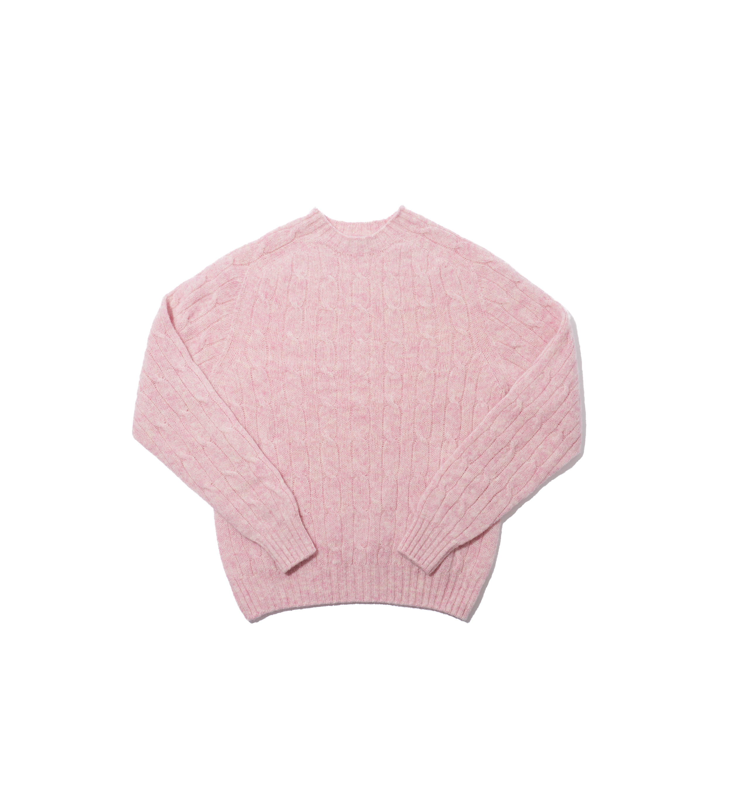 Finlay Cable Crew Neck Rosewater