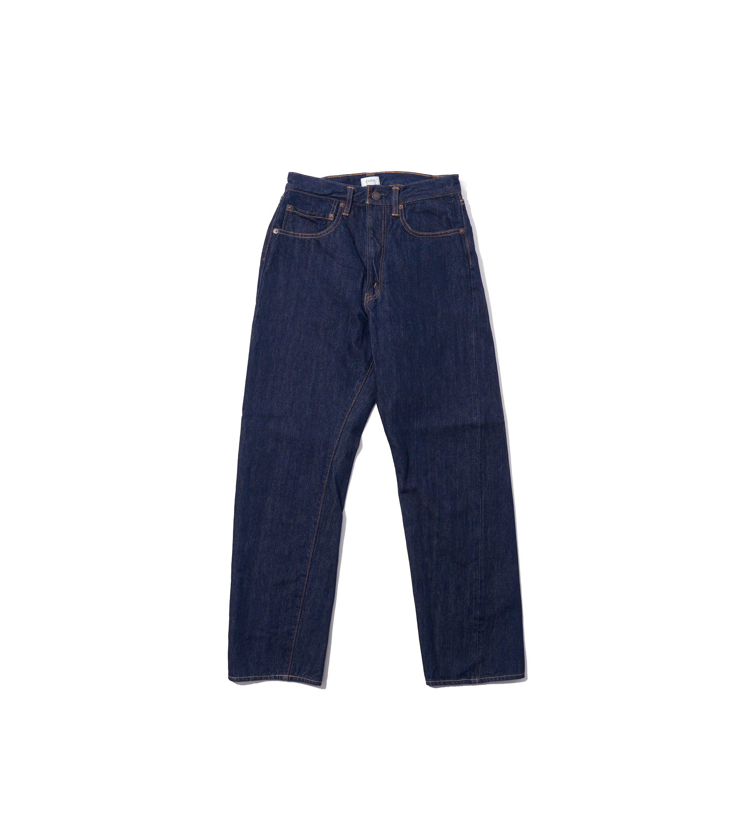New Tapered 5 Pocket Pants Navy One Wash