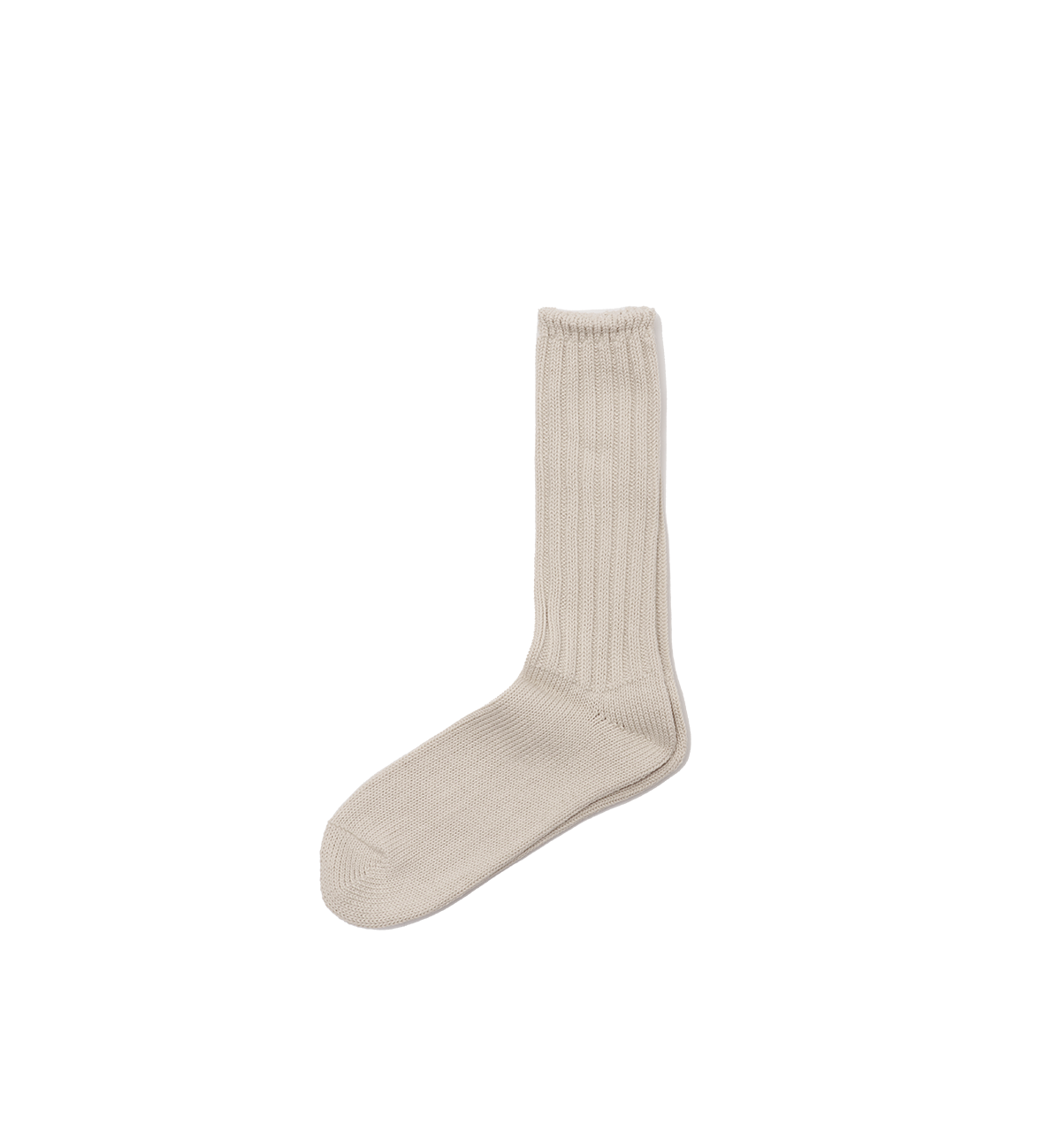 Ribbed Socks Low Gauge Ivory