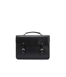 Wymington Briefcase Black Miret Bridle Leather