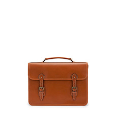 Wymington Briefcase Tan Miret Bridle Leather