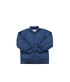Stand Collar Bomber Jacket Navy