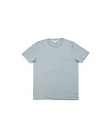 215P Classic Crew Neck Pocket T-Shirt Lead Grey