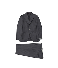Napoli Suit Grey Herringbone