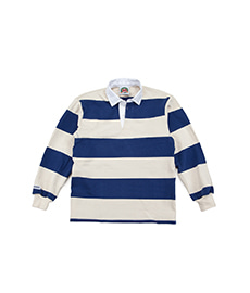 Classic Rugby Jersey Ivory/Deep Ocean