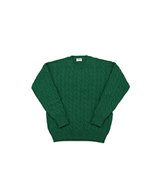 Chirnside Cashmere Cable Sweater Spruce