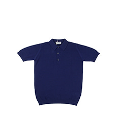 Roth Pique Shirt Marine Blue